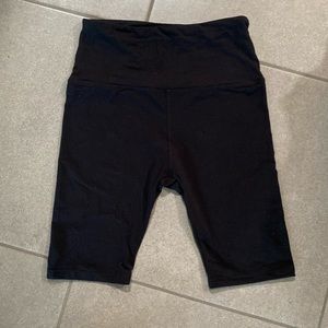 Black biker shorts